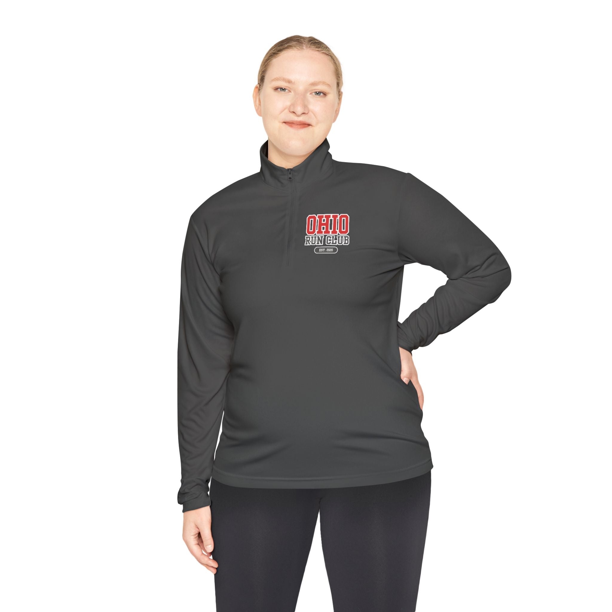 Ohio Run Club Quarter-Zip Pullover — Athletic Running Top