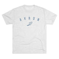 Akron Winged Foot Tee — Retro Running Crew Shirt