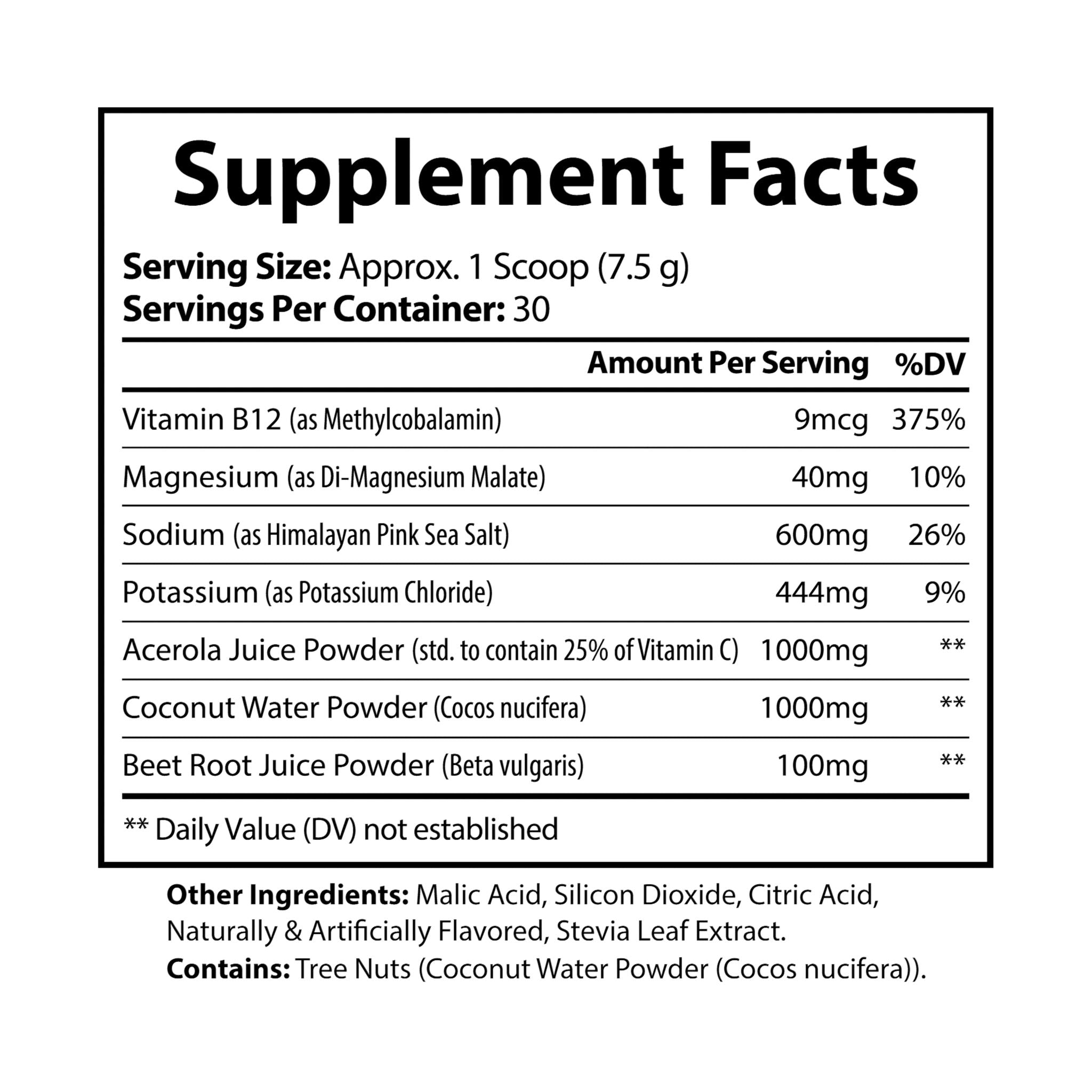 HydroHit Electrolyte+ Powder (8oz)