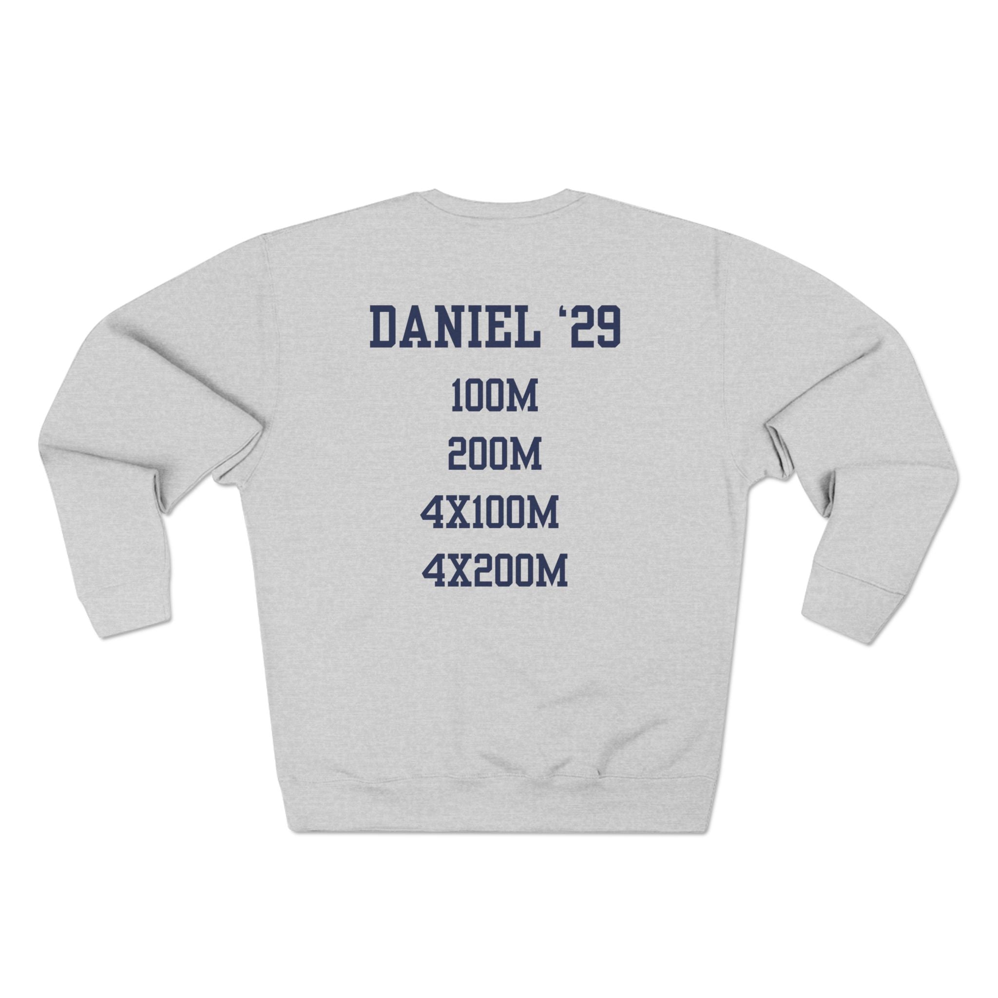 Track Dad | Customizable Varsity Sweatshirt