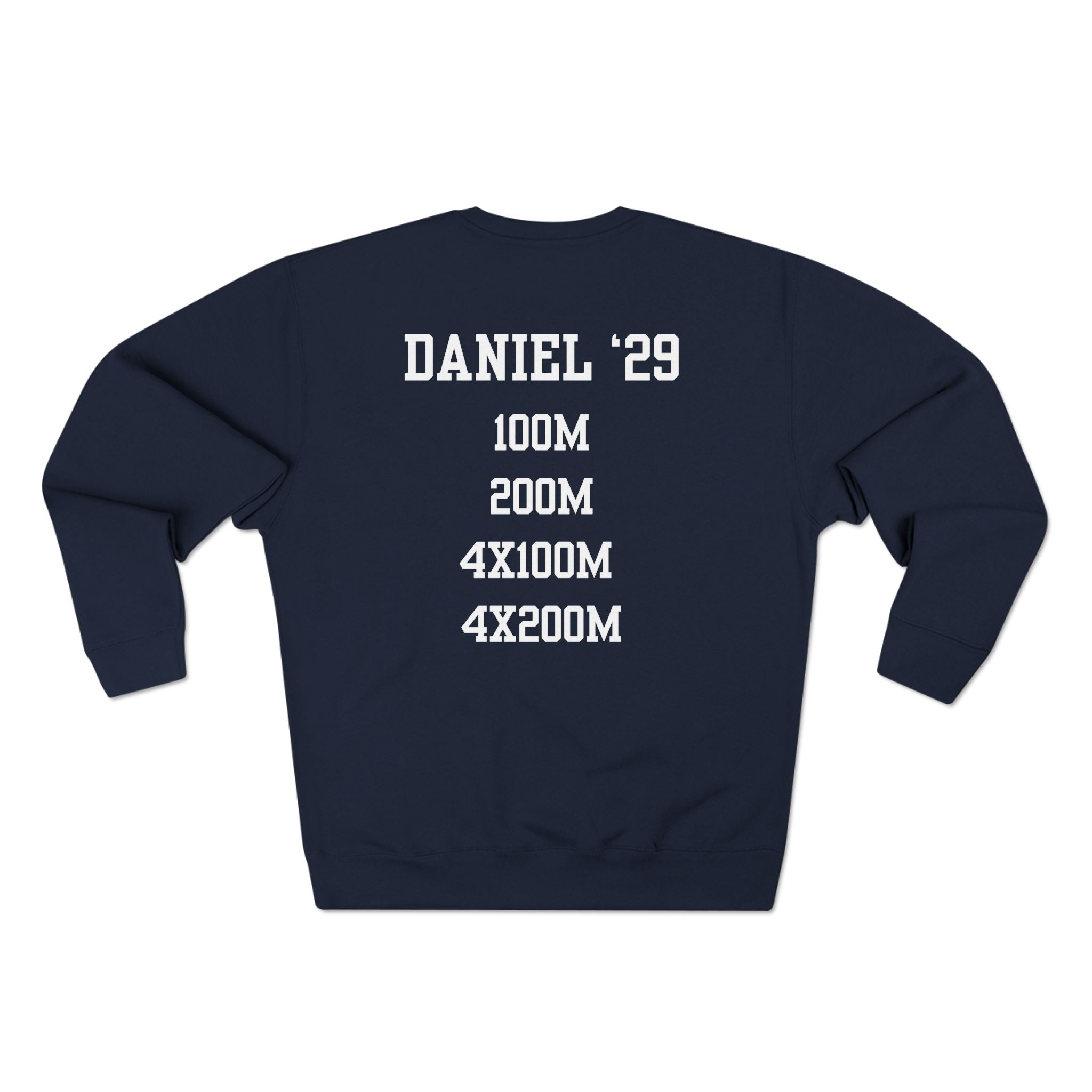 Track Dad | Customizable Varsity Sweatshirt