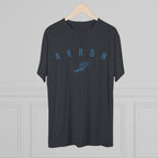 Akron Winged Foot Tee — Retro Running Crew Shirt