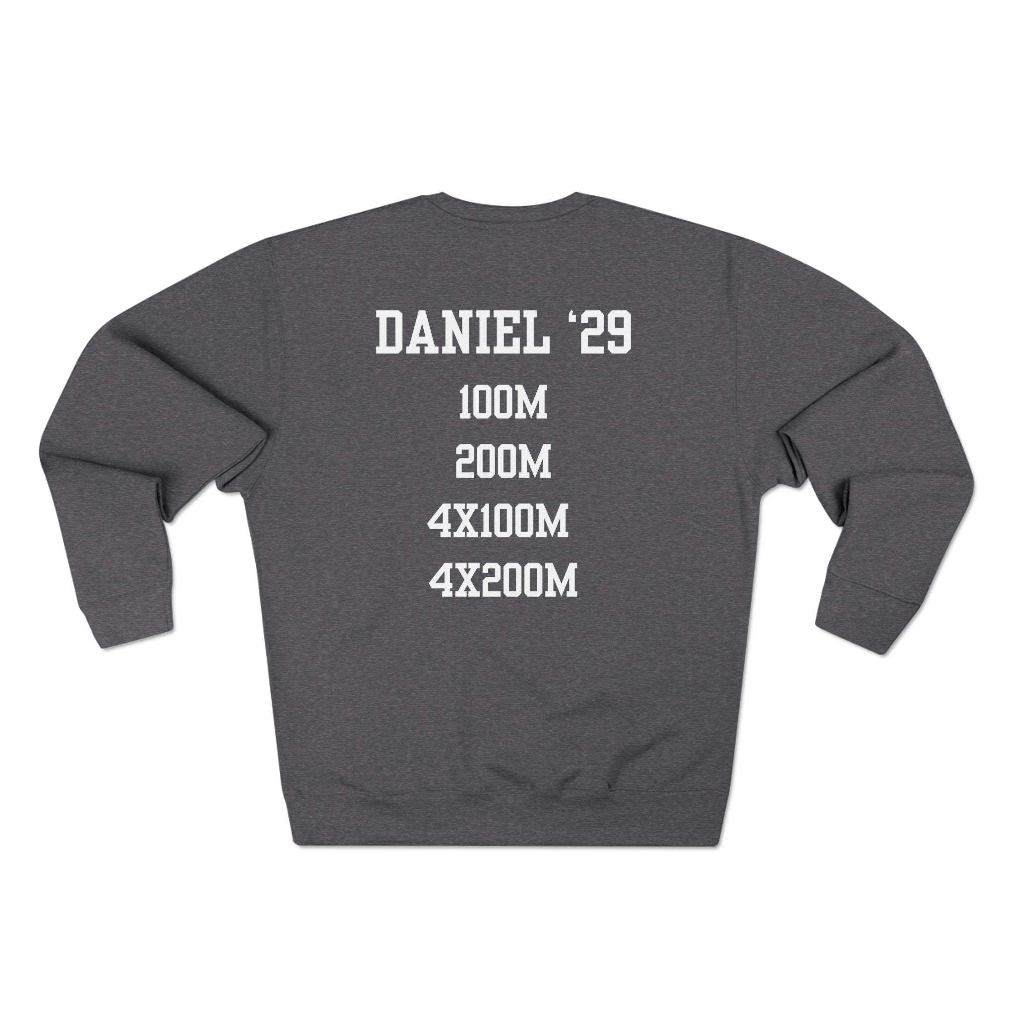 Track Dad | Customizable Varsity Sweatshirt
