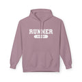 Customizable "Runner" Established Date Hoodie — Vintage Athletic Pullover for Runners