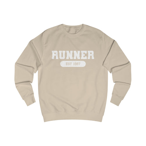 Customizable Vintage Collegiate 'Runner Established' Crewneck