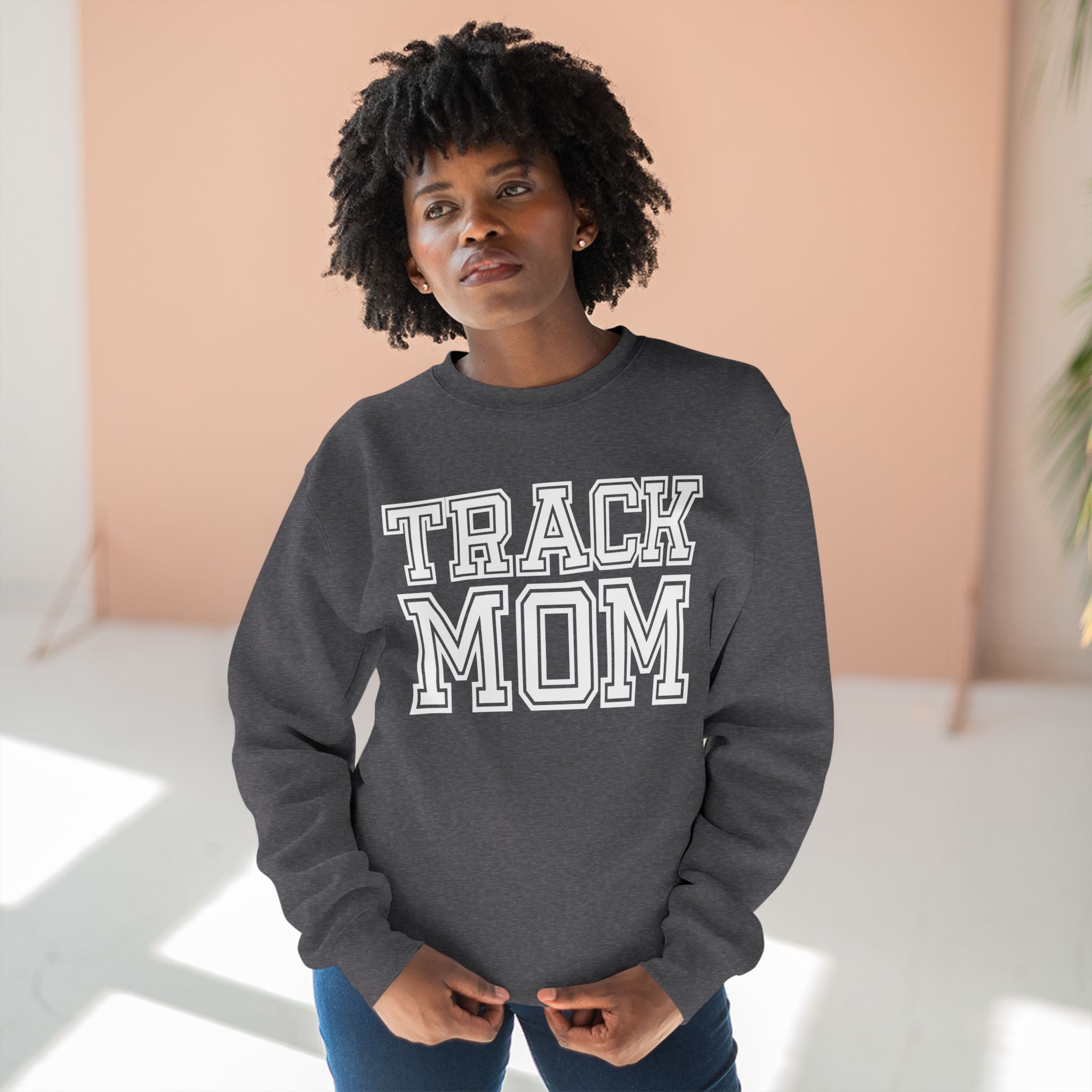 "Track Mom" | Varsity Sweatshirt