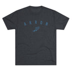 Akron Winged Foot Tee — Retro Running Crew Shirt