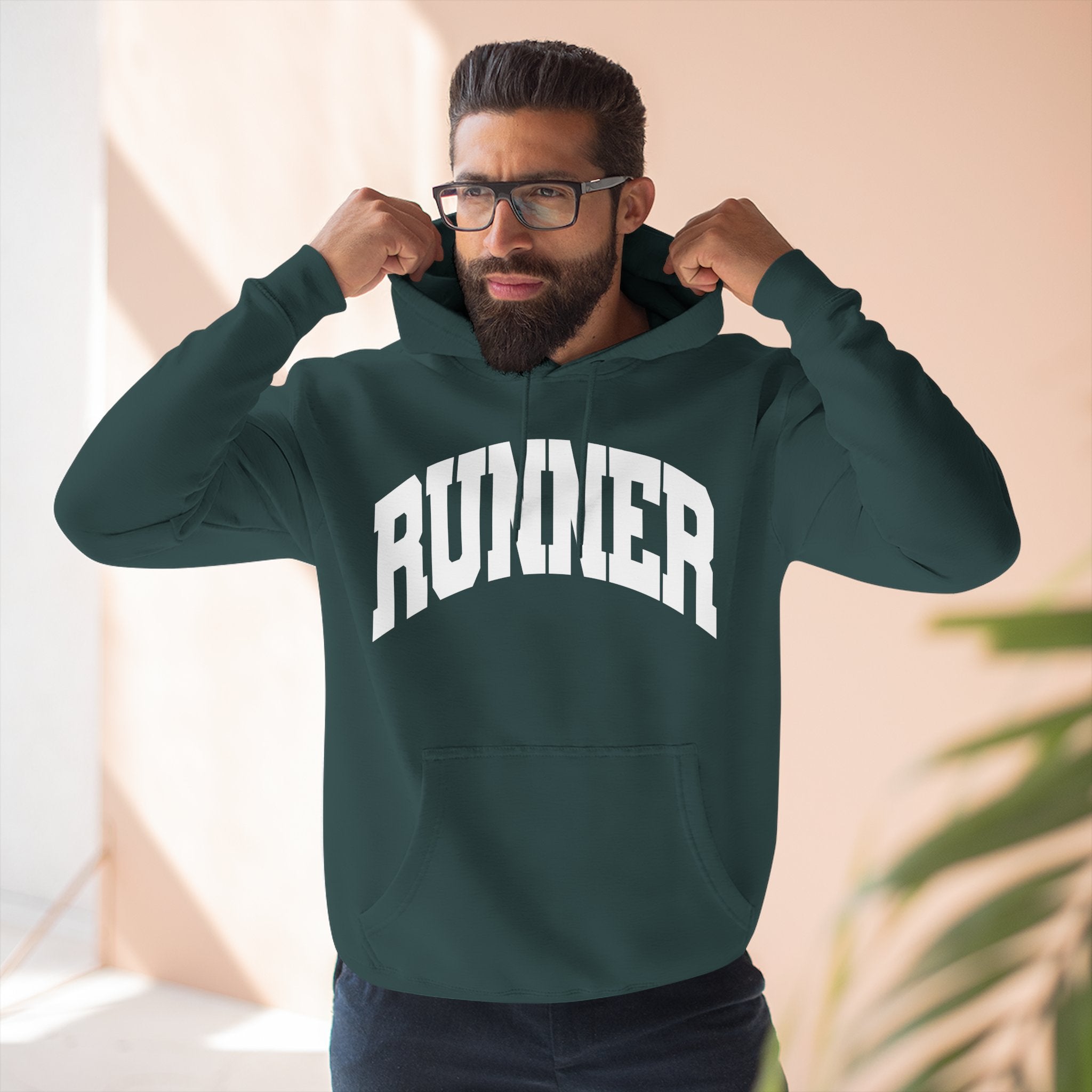 Runner Hoodie | Athletic Fleece Pullover
