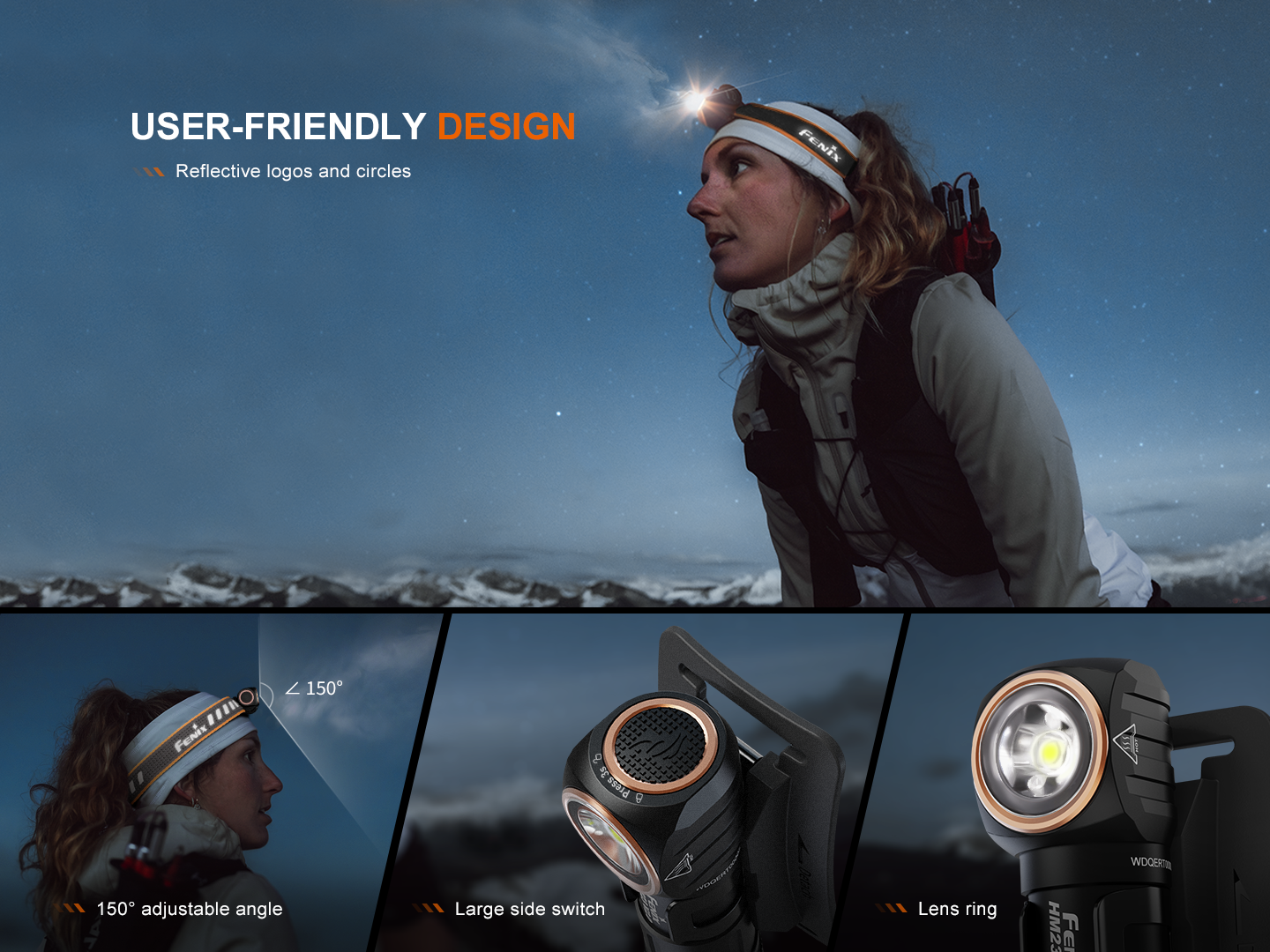 Fenix V2.0 Lightweight Detachable AA Headlamp