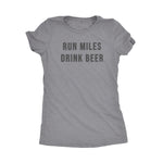 Load image into Gallery viewer, Run Miles Drink Beer | Women&#39;s Tee
